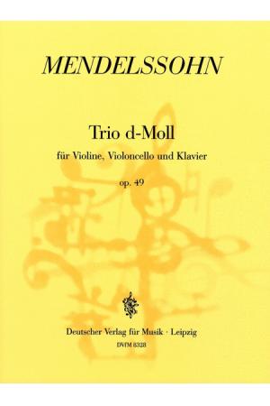 Mendelssohn 门德尔松 d小调钢琴三重奏 op. 49 DV 8328