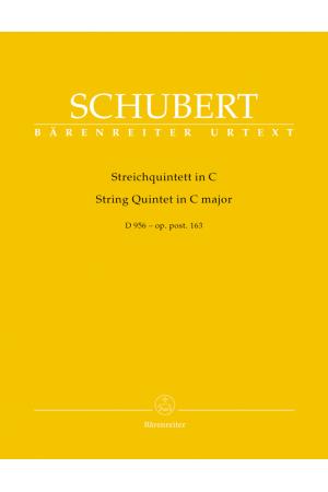 Schubert 舒伯特 C大调弦乐五重奏 op. post 163 D 956  BA 5612 