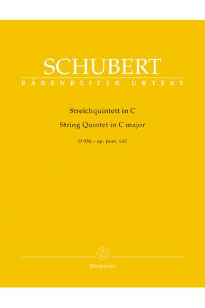 Schubert 舒伯特 C大调弦乐五重奏 op. post 163 D 956  BA 5612 