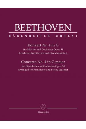 Beethoven 贝多芬 钢琴六重奏——根据G大调第四钢琴协奏曲改编 BA 9034
