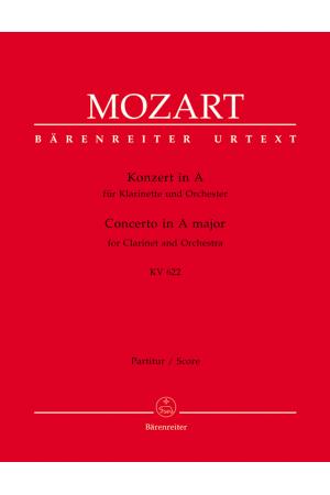 Mozart 莫扎特 A大调单簧管协奏曲 K. 622（乐队总谱）  BA 4773
