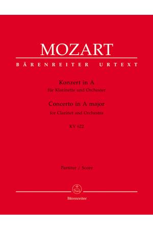 Mozart 莫扎特 A大调单簧管协奏曲 K. 622（乐队总谱）  BA 4773