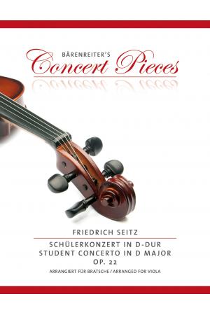 塞茨 D大调学生协奏曲--改编为G大调中提琴版 BA 8986 