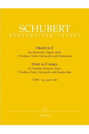 【原版】Schubert 舒伯特 F大调八重奏曲集 BA 5617