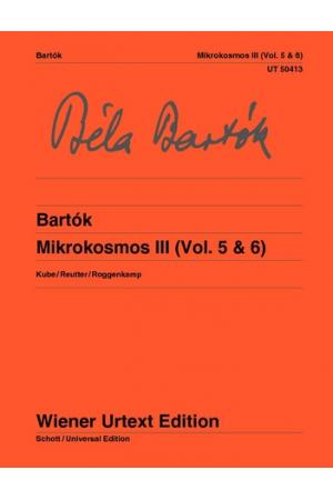 Béla Bartók 巴托克 小宇宙钢琴教程 Book 5 & 6（原作版） UT 50413