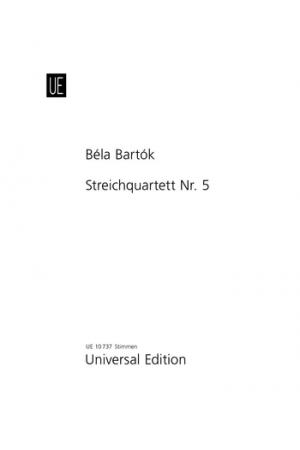 Béla Bartók 巴托克 弦乐四重奏 No. 5 UE 10737