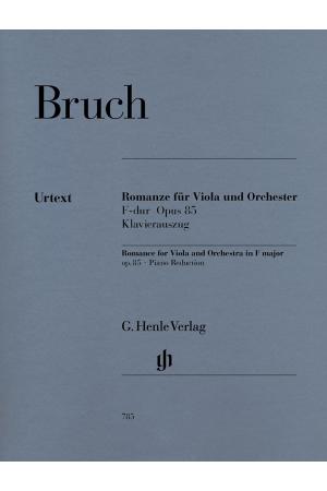 【原版】 Max Bruch 布鲁赫 F大调中提琴浪漫曲 op. 85 HN 785