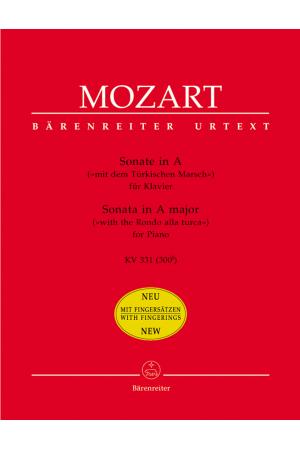莫扎特 A大调钢琴奏鸣曲（含《土耳其进行曲》）K.331(300i) BA 9178