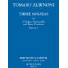 Albinoni 阿尔比诺尼 三重奏鸣曲 OP 1 Heft 1: Nr. I-III MR 2271