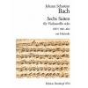 J S Bach 巴赫 六首无伴奏大提琴组曲 BWV 1007-1012 EB 8714
