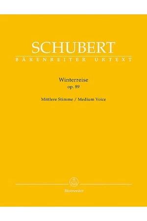【原版乐谱】 Schubert 舒伯特 冬之旅op. 89 中音用 BA 9138