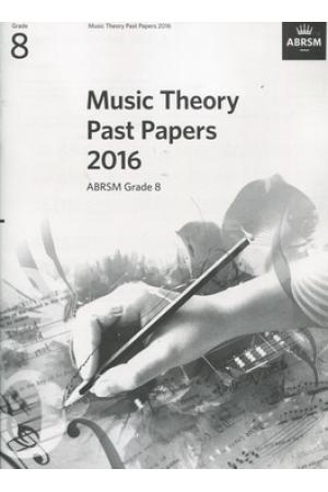 英皇考级： Music Theory Past Papers 2016年乐理真题8级