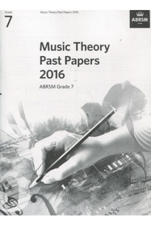 英皇考级： Music Theory Past Papers 2016年乐理真题7级