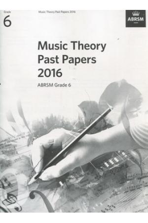  英皇考级： Music Theory Past Papers 2016年乐理真题6级