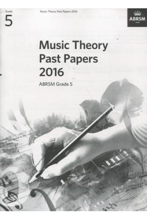   英皇考级： Music Theory Past Papers 2016年乐理真题5级