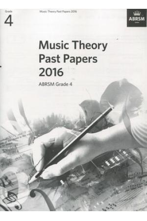  英皇考级： Music Theory Past Papers 2016年乐理真题4级