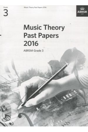  英皇考级： Music Theory Past Papers 2016年乐理真题3级