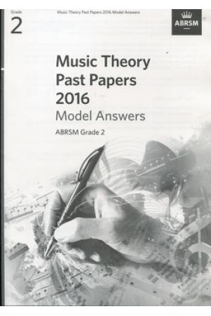  英皇考级：Music Theory Past Papers 2016年乐理真题答案2级