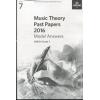  英皇考级：Music Theory Past Papers 2016年乐理真题答案7级