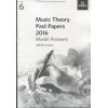  英皇考级：Music Theory Past Papers 2016年乐理真题答案6级