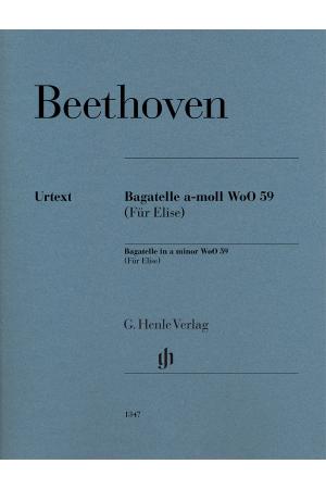 贝多芬 a小调钢琴小品（致爱丽丝） WoO 59 HN 1347