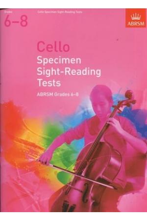 英皇考级：Cello Specimen S-R Tests 大提琴视奏6-8级