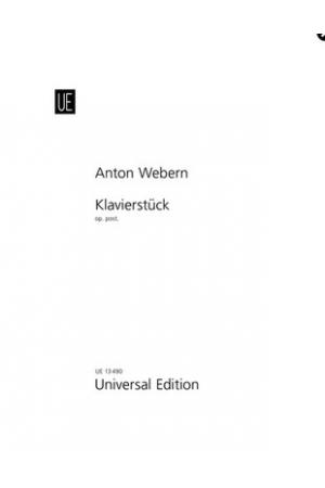 【原版]Anton Webern 韦伯恩 钢琴曲 UE13490
