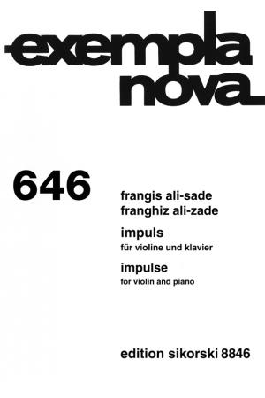 Ali-Zadeh 阿里-萨德 《启动》--为小提琴与钢琴而作 SIK8846