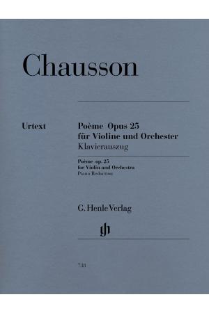  Chausson 肖松  音诗--为小提琴与乐队而作 op. 25  HN 738