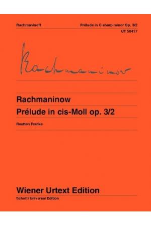 Rachmaninoff 拉赫玛尼诺夫 钢琴前奏曲 op. 3/2 UT50417  