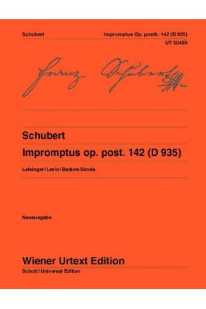 Schubert 舒伯特 四首即兴曲 op. post. 142 D 935 UT50409  