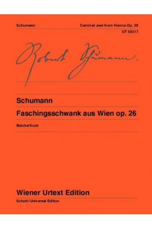 Schumann 舒曼 维也纳狂欢节 op. 26 UT50217