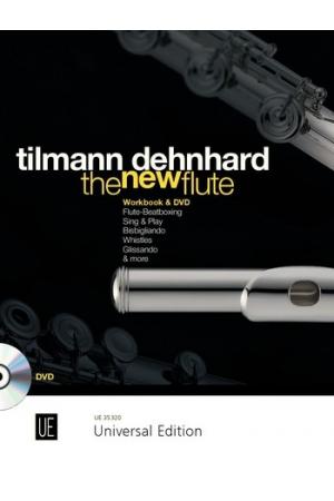 Tilmann Dehnhard 提曼•登哈尔  《新笛》新式长笛技巧练习（附练习册+DVD）（音乐理论书籍）UE35320