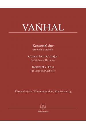 Vanhal 约翰 巴蒂斯特 万哈尔 C大调中提琴协奏曲  BA 11531-90