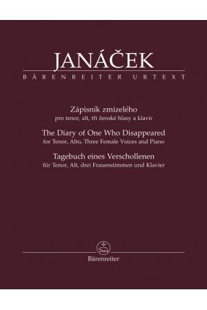 Janácek 亚纳切克 失落的日记--为男高音、女中音和三个女声与钢琴而作  BA 9575 