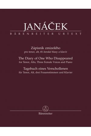 Janácek 亚纳切克 失落的日记--为男高音、女中音和三个女声与钢琴而作  BA 9575 