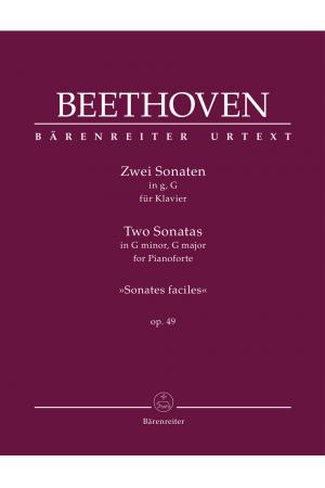Beethoven 贝多芬 三首浅易钢琴奏鸣曲 op. 49 BA 10858 