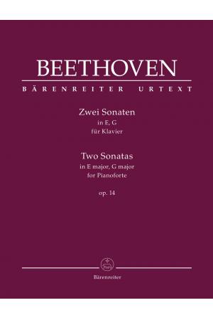 Beethoven 贝多芬 两首钢琴奏鸣曲 op. 14 BA 10855 