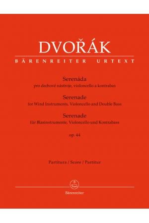 德沃夏克 小夜曲 op. 44--为2支双簧管、2支单簧管、2支大管而作  BA 10424 