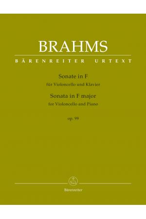 Brahms 勃拉姆斯 F大调大提琴奏鸣曲 op. 99  BA 9430 