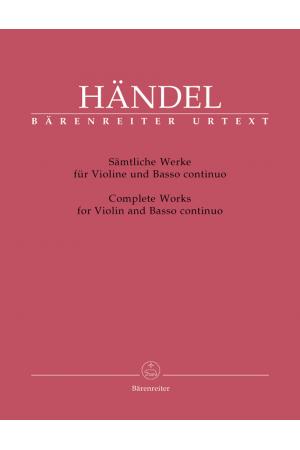 Handel 亨德尔 小提琴与通奏低音作品全集 BA 4226 