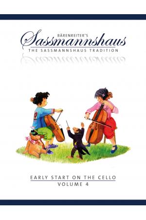 Sassmannshaus, Holger 萨斯曼斯豪斯 儿童大提琴入门教程（4）--所有把位上的二重奏 BA 8999