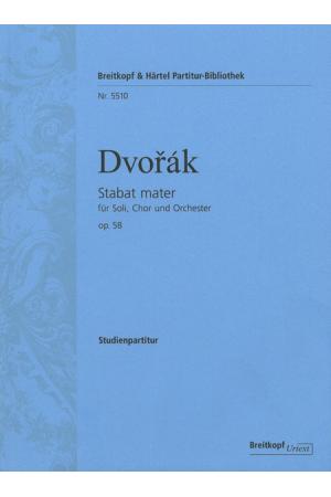  Dvorak 德沃夏克 圣母悼歌 op. 58（总谱）PB-5510-07