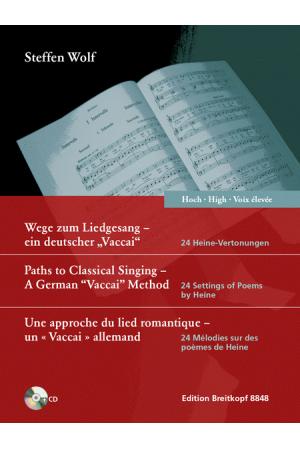 沃夫 走向德国艺术歌曲之路德式“瓦卡伊”声乐歌曲教程（高音） EB 8848