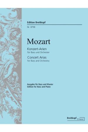 Mozart 莫扎特 音乐会咏叹调全集（男低音）EB 8798