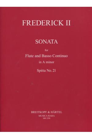Friedrich II 弗里德里西II a小调长笛奏鸣曲 NO.21 MR 2298