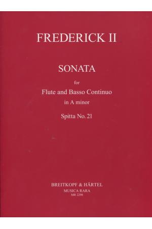 Friedrich II 弗里德里西II a小调长笛奏鸣曲 NO.21 MR 2298
