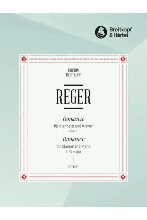 Reger 雷格 浪漫曲--为单簧管与钢琴而作  EB 4761