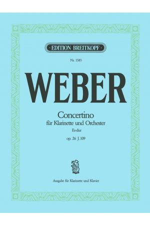 Weber 韦伯 降E大调单簧管小协奏曲 op. 26 EB 1585 
