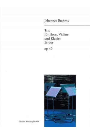 Johannes Brahms 勃拉姆斯 降E大调三重奏 op. 40 EB 6910